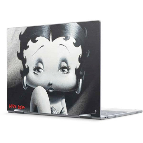 Betty Boop Black and White Pixelbook Skin